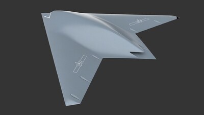 攻击11无人机 攻11模型-无人机模型库-3ds Max(.max)模型下载-cg模型网