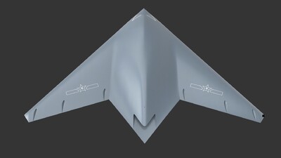 攻击11无人机 攻11模型-无人机模型库-3ds Max(.max)模型下载-cg模型网