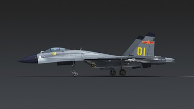 歼16 歼-16模型-军用飞机模型库-3ds Max(.max)模型下载-cg模型网