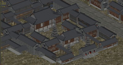 古代城池模型模型-历史建筑模型库-3ds Max(.max)模型下载-cg模型网
