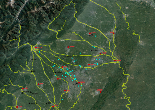 成都平原    成都地形图  四川地形图  成都沙盘   四川沙盘模型3ds