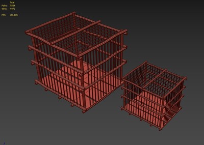笼子 牢笼模型-其他模型库-FBX(.fbx)模型下载-cg模型网