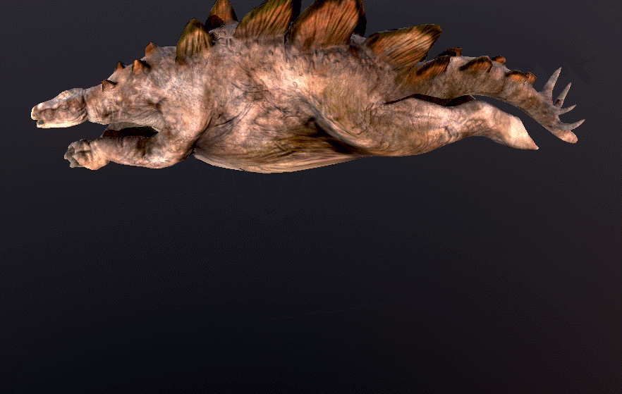 剑龙 侏罗纪恐龙模型-恐龙模型库-3ds Max(.max)模型下载-cg模型网
