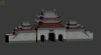 三渲二 明清建筑模型-古代场景模型库-3ds Max(.max)模型下载-cg模型网