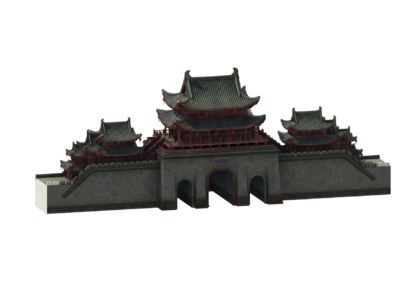 三渲二 明清建筑模型-古代场景模型库-3ds Max(.max)模型下载-cg模型网