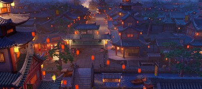 古城 皇城模型-古代场景模型库-Maya(.ma/.mb)模型下载-cg模型网