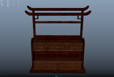 架子 古代晾衣架模型-其他模型库-FBX(.fbx)模型下载-cg模型网
