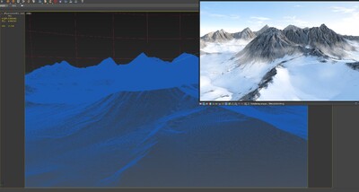 雪山 冰山场景模型-自然场景模型库-3ds Max(.max)模型下载-cg模型网