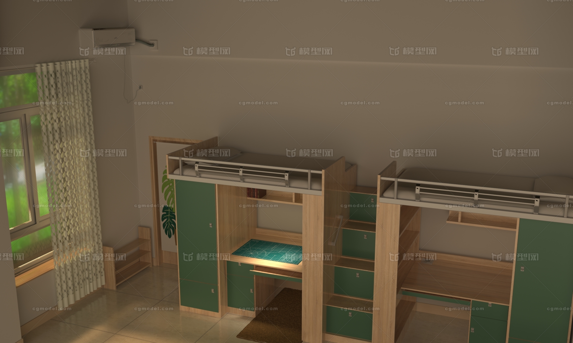 场景--室内写实模型-现代场景模型库-3ds Max(.max)模型下载-cg模型网