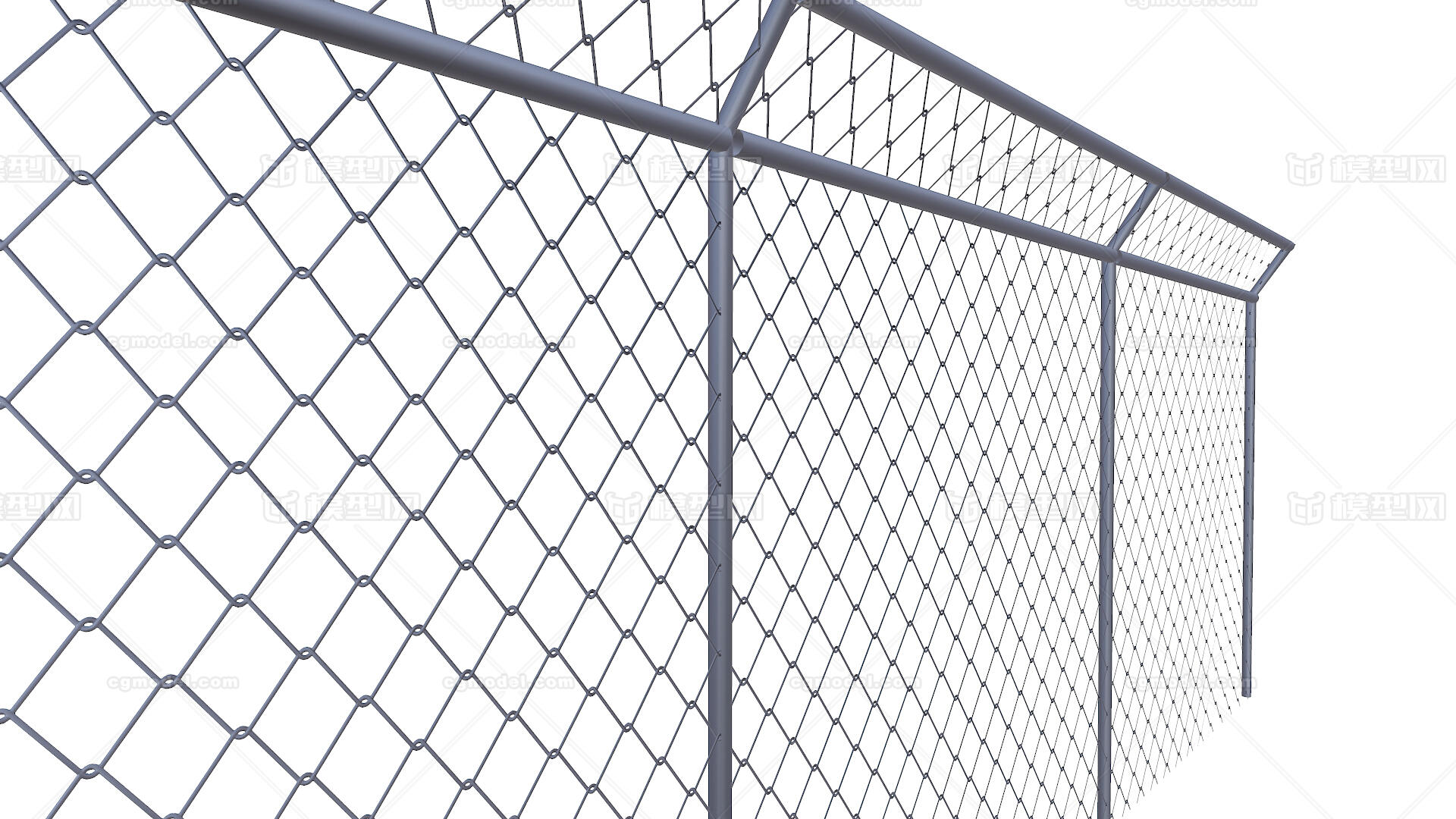 铁丝网 栏杆模型-场景部件模型库-Blender(.blend)模型下载-cg模型网