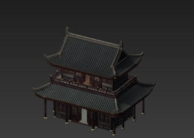 写实古代建筑 古建模型-古代场景模型库-3ds Max(.max)模型下载-cg模型网