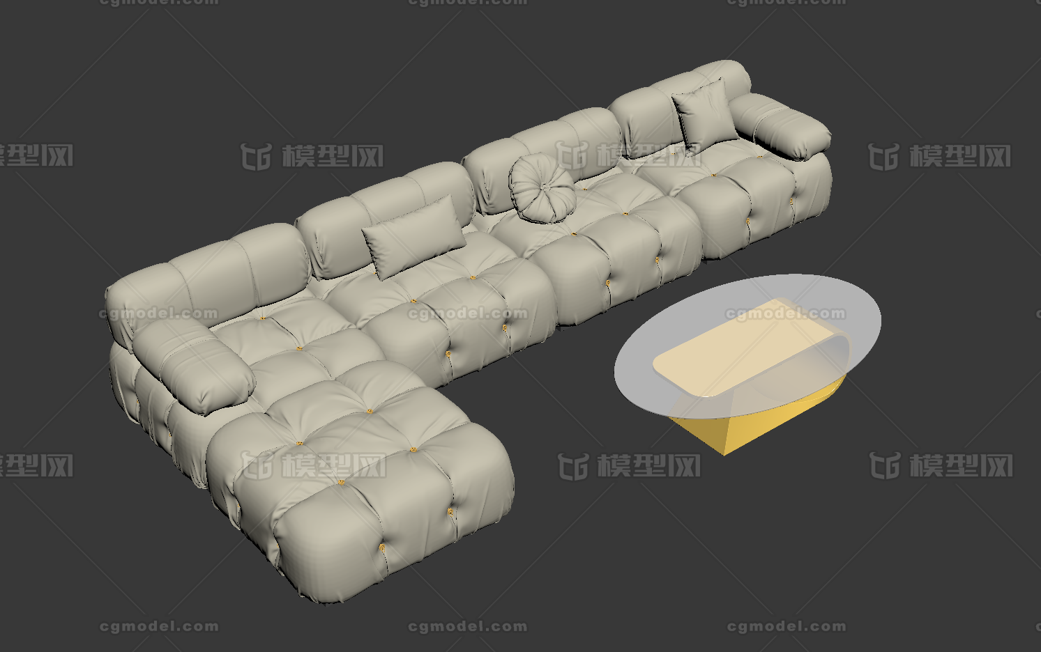 转角沙发 美式沙发 真皮沙发 欧式沙发 组合沙发 弧形沙发 模型-沙发模型库-3ds Max(.max)模型下载-cg模型网
