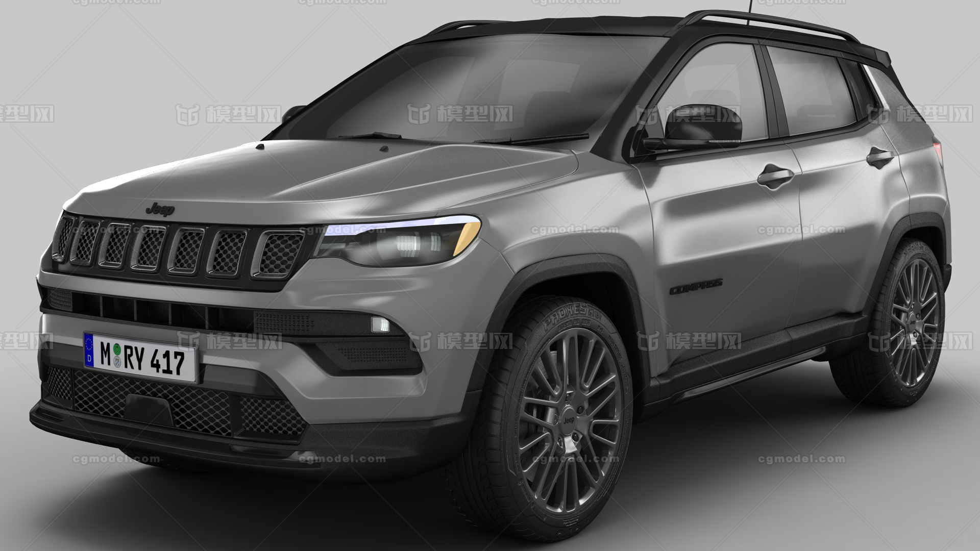2022款 jeep compass 吉普 指南者 Hig模型-越野车/SUV模型库-3ds Max(.max)模型下载-cg模型网