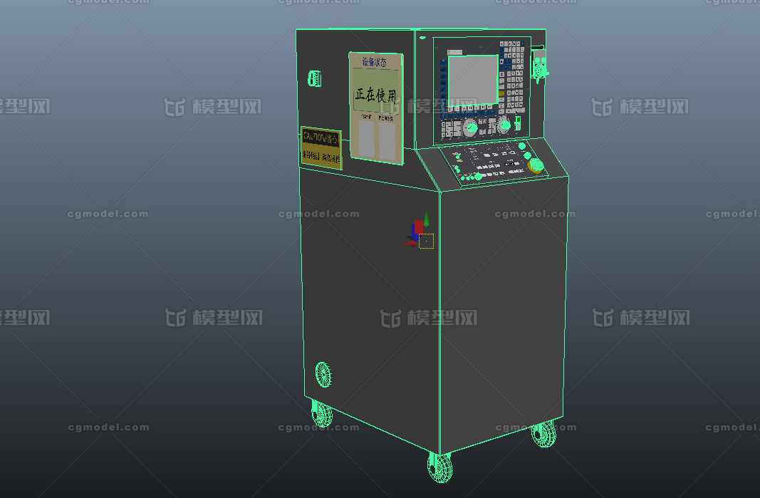 主电柜 电柜 控制箱 电箱 电控箱模型-工业设备模型库-Maya(.ma/.mb)模型下载-cg模型网
