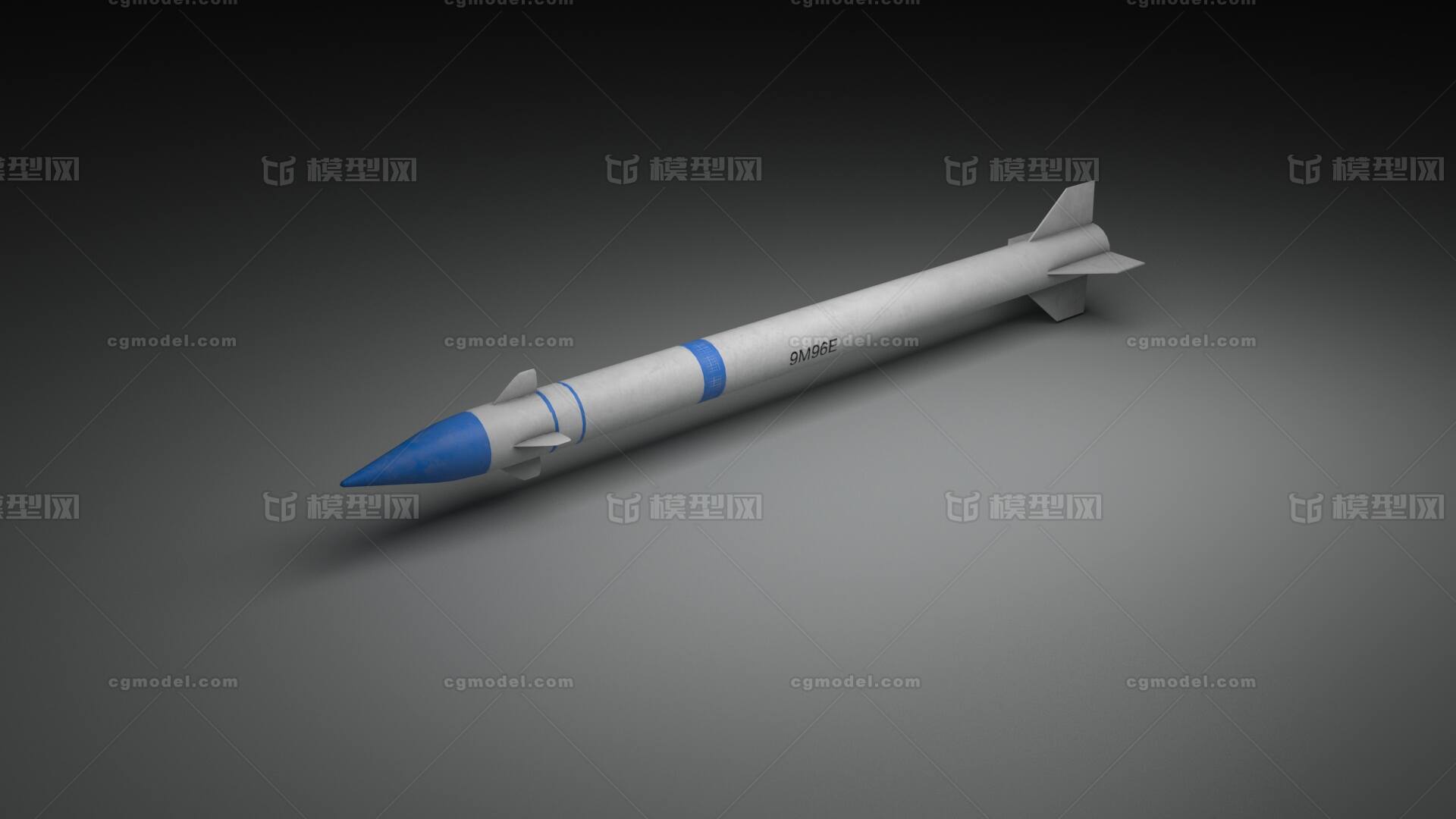 9M96防空导弹 防空导弹模型-火炮器械模型库-3ds Max(.max)模型下载-cg模型网