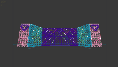 音乐节舞台 炫彩舞美模型-会议模型库-3ds Max(.max)模型下载-cg模型网