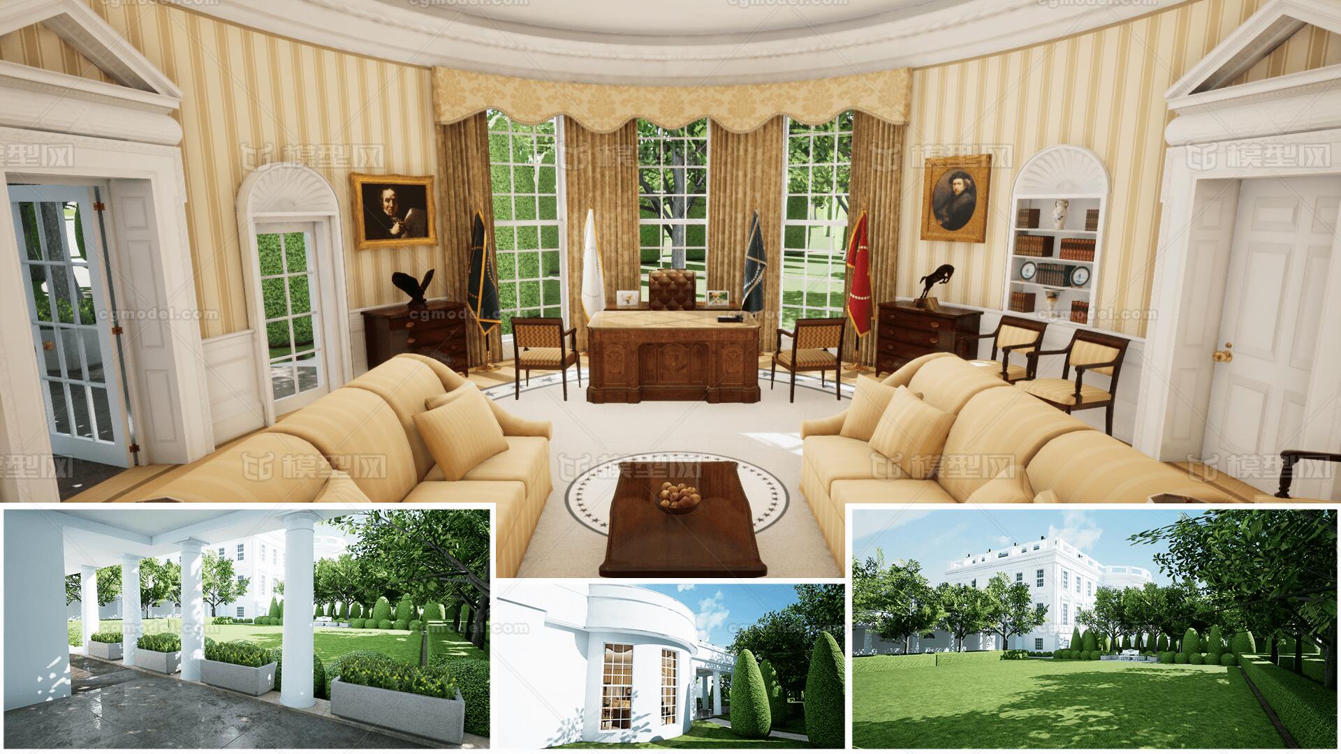 18 photos qui montrent les différences entre le Bureau ovale de Biden ...