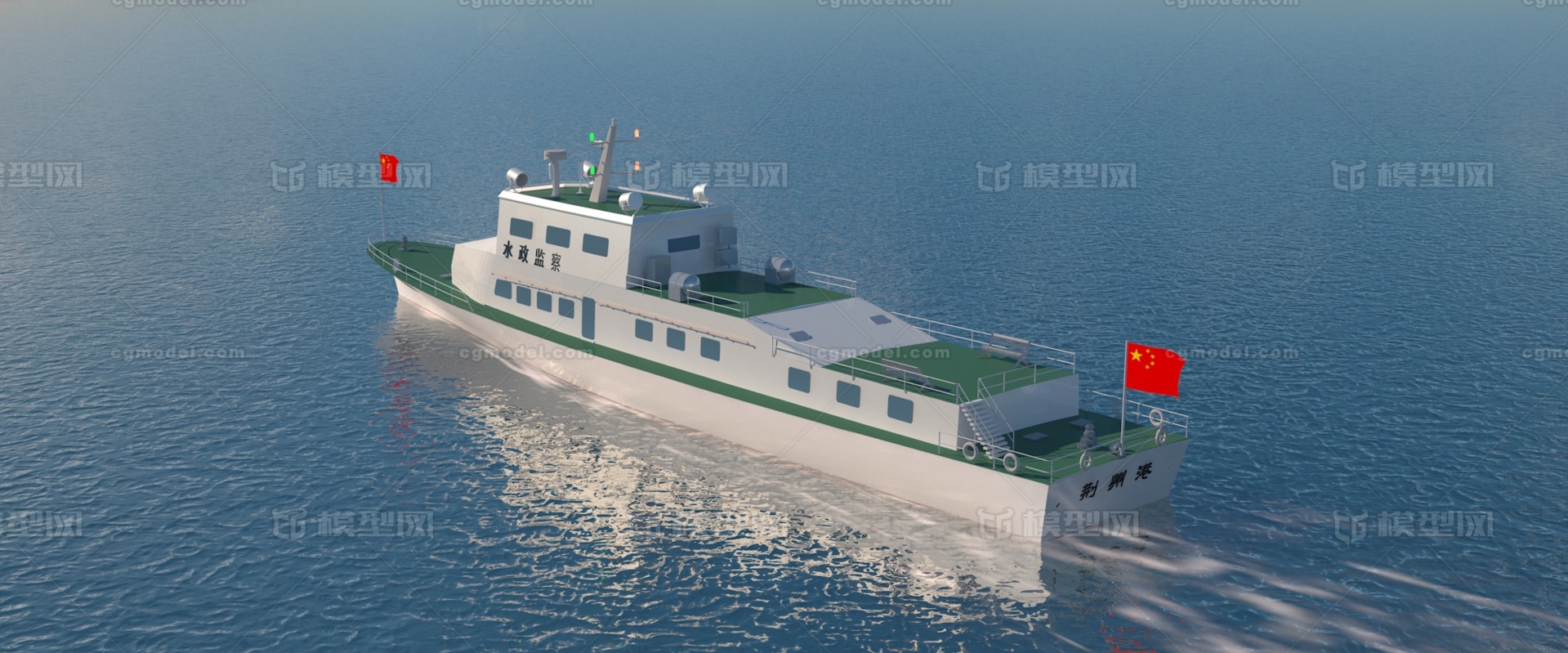 铁皮船 抽沙船模型-货运船模型库-3ds Max(.max)模型下载-cg模型网
