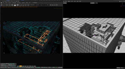 C4D 赛博城市模型-科幻场景模型库-Cinema 4D(.c4d)模型下载-cg模型网