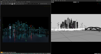 C4D 赛博城市模型-科幻场景模型库-Cinema 4D(.c4d)模型下载-cg模型网