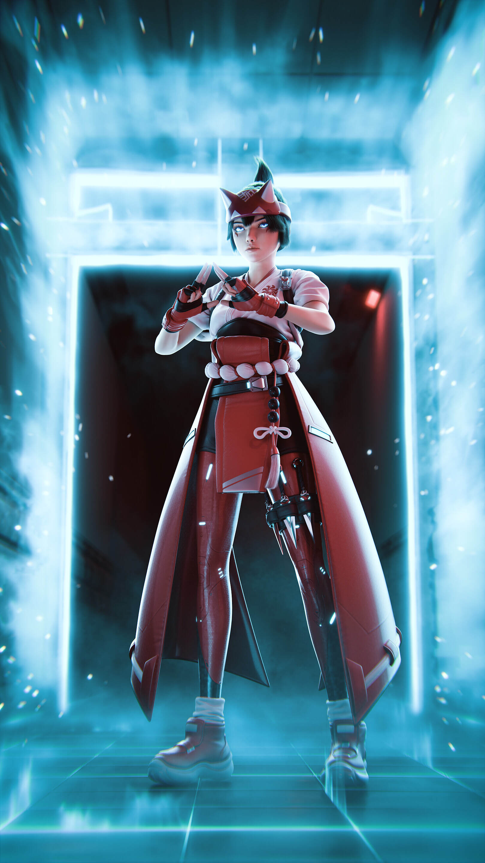 停服纪念-做了个雾子模型 - 角色/人物/生物 - 作品模型 - CG模型网