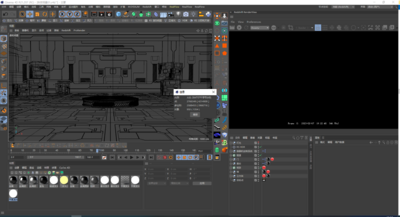 科技场景 电商场景模型-科幻场景模型库-Cinema 4D(.c4d)模型下载-cg模型网