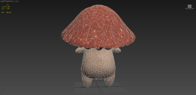 可爱的蘑菇 蘑菇人模型-真菌模型库-3ds Max(.max)模型下载-cg模型网