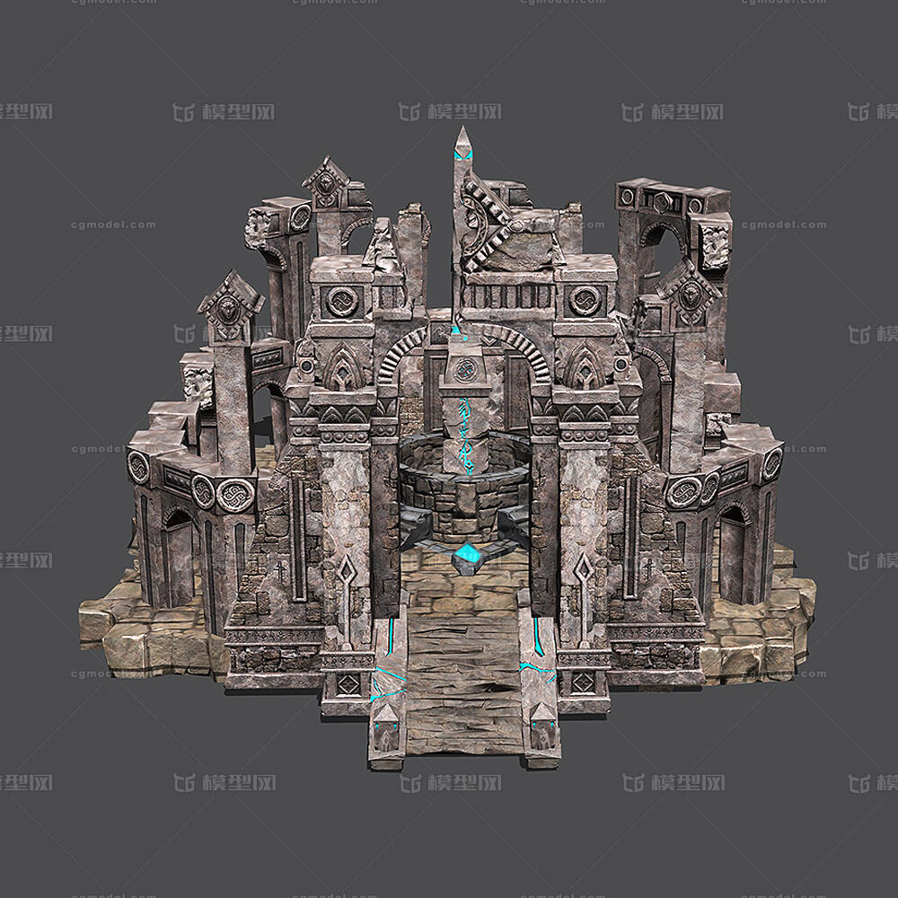 次时代 PBR模型-现代场景模型库-3ds Max(.max)模型下载-cg模型网