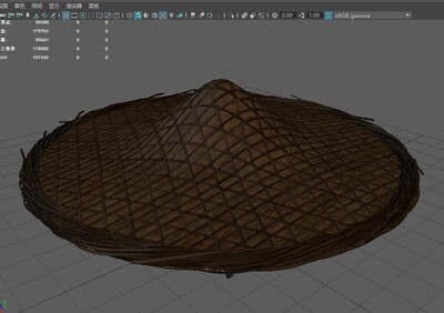 斗笠 斗篷模型-个人用品模型库-3ds Max(.max)模型下载-cg模型网