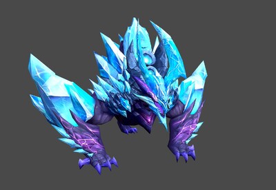 动画 寒冰魔兽模型-神话/幻想模型库-FBX(.fbx)模型下载-cg模型网