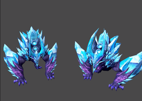 动画 寒冰魔兽模型-神话/幻想模型库-FBX(.fbx)模型下载-cg模型网