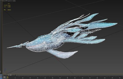 鲲 山海经模型-神话/幻想模型库-FBX(.fbx)模型下载-cg模型网