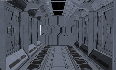 科幻走廊场景 科技走廊模型-科幻场景模型库-3ds Max(.max)模型下载-cg模型网