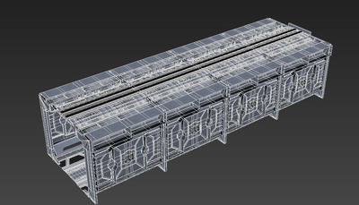 科幻走廊场景 科技走廊模型-科幻场景模型库-3ds Max(.max)模型下载-cg模型网