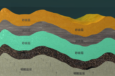 海洋地形剖面 海底岩层剖面模型-自然场景模型库-3ds Max(.max)模型下载-cg模型网