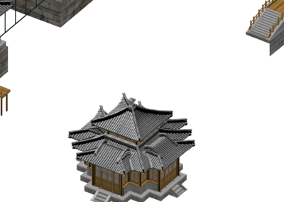 圆明园修复万方安和-嘉庆时期模型-古代场景模型库-3ds Max(.max)模型下载-cg模型网