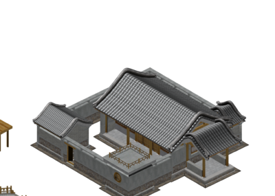 圆明园修复万方安和-嘉庆时期模型-古代场景模型库-3ds Max(.max)模型下载-cg模型网