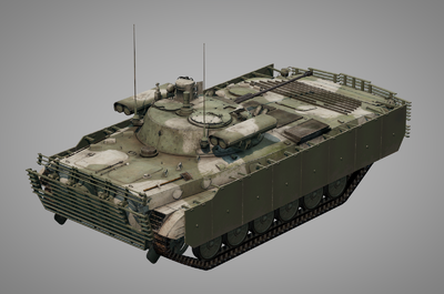 BMP-2步兵战车模型-装甲车/坦克模型库-Cinema 4D(.c4d)模型下载-cg模型网