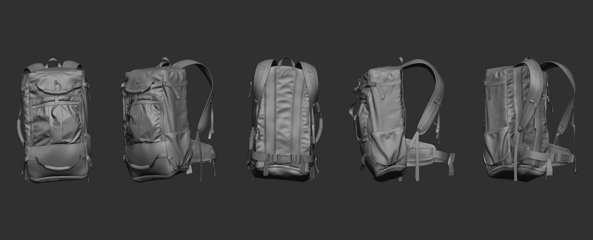 Backpack模型 - 工业/产品/道具 - 作品模型 - CG模型网