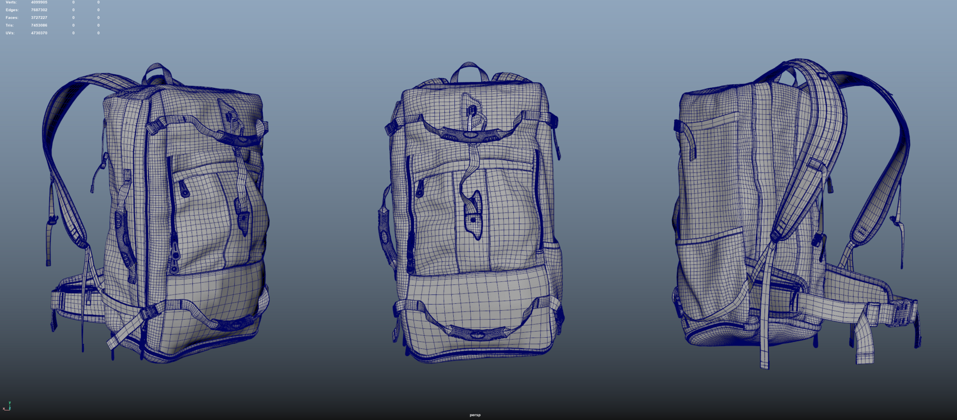 Backpack模型 - 工业/产品/道具 - 作品模型 - CG模型网