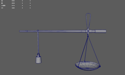 称 老式传统称模型-其他模型库-Maya(.ma/.mb)模型下载-cg模型网