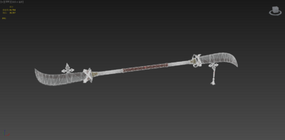 关刀 兵器模型-冷兵器模型库-3ds Max(.max)模型下载-cg模型网