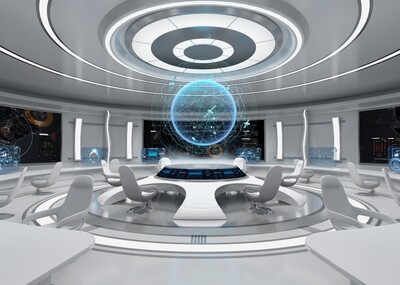 科幻控制中心 科幻控制室模型-科幻场景模型库-3ds Max(.max)模型下载-cg模型网