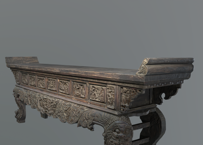 【高品质】红木花雕木桌 旧桌子模型-其他模型库-Marmoset Toolbag(.tbscene/.tbmat)模型下载-cg模型网