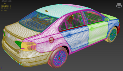 大众捷达2017 新款模型-轿车模型库-3ds Max(.max)模型下载-cg模型网