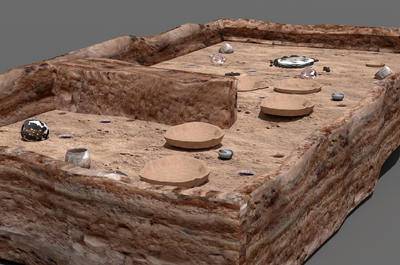 考古现场 考古遗址模型-古代场景模型库-3ds Max(.max)模型下载-cg模型网