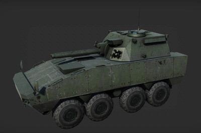 M1237 Vehicle M1287型120毫米自行迫击炮 M120拖拽式迫击炮模型-装甲车/坦克模型库-3ds Max(.max)模型下载-cg模型网