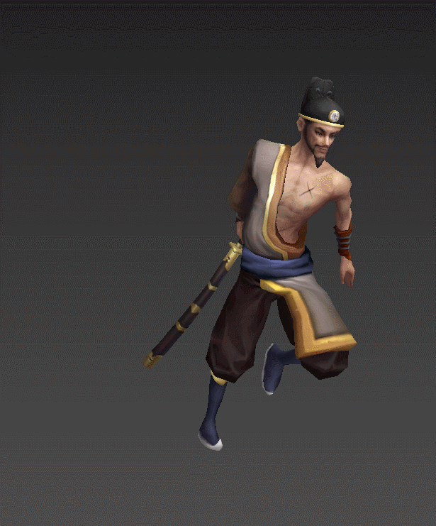 （原创）衙门巡捕@带骨骼动作模型-男人模型库-3ds Max(.max)模型下载-cg模型网