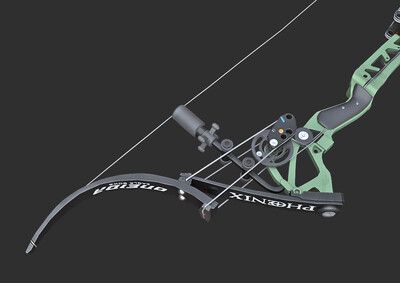 复合弓 现代弩枪模型-冷兵器模型库-FBX(.fbx)模型下载-cg模型网