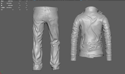 衣服 裤子模型-穿戴服饰模型库-Zbrush(.zpr)模型下载-cg模型网